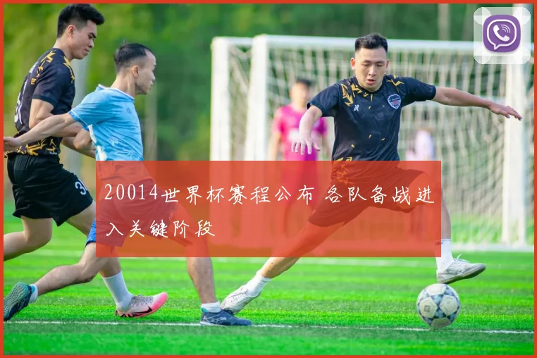 20014世界杯赛程公布 各队备战进入关键阶段