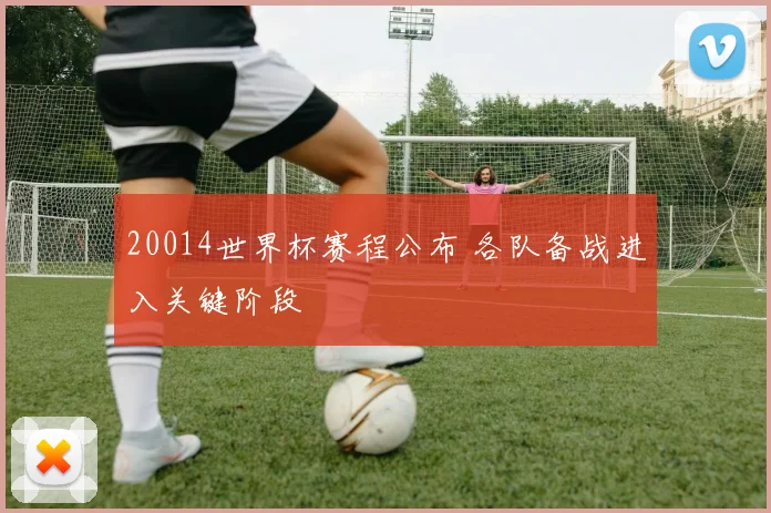 20014世界杯赛程公布 各队备战进入关键阶段